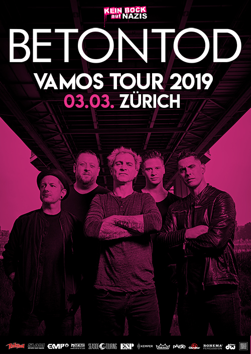 Betontod VAMOS Tour 2019 in Zürich